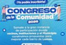 Lomas de Zamora prepara un nuevo Congreso de la Comunidad para construir propuestas vecinales
