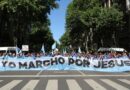 Masiva movilización cristiana en la ciudad de Buenos Aires con la «Marcha por Jesús»